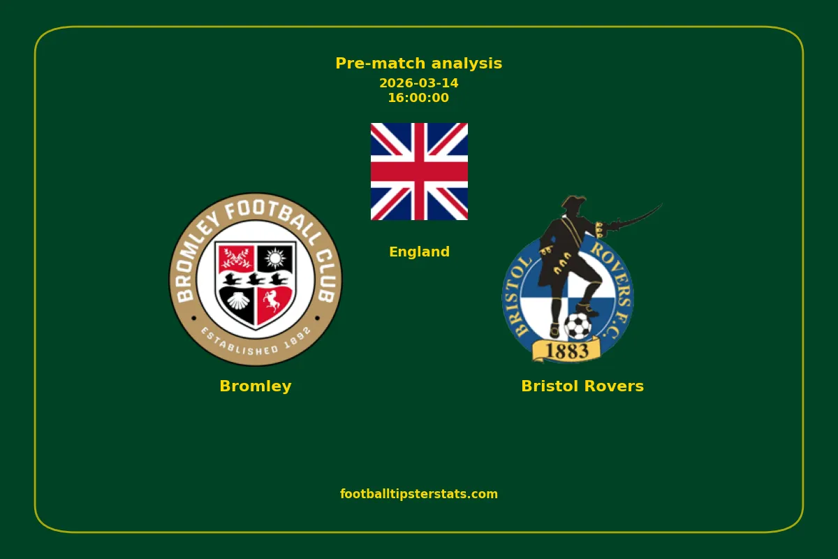 Pre-match analysis: Bromley vs Bristol Rovers on 2026-03-14